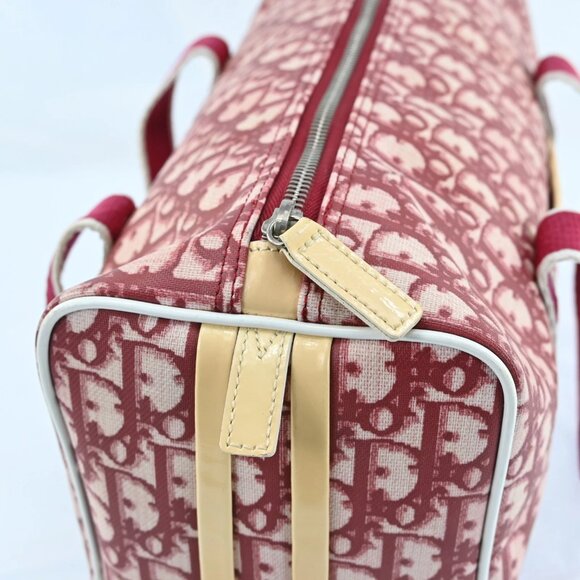 Authentic Christian Dior Mini Boston No2 Trotter Canvas Handbag bsj746-110725 - Picture 8 of 16